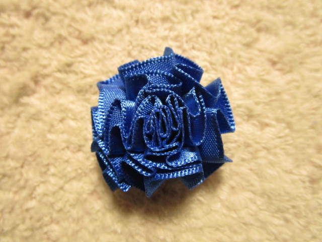 画像1: 花りぼん（青）