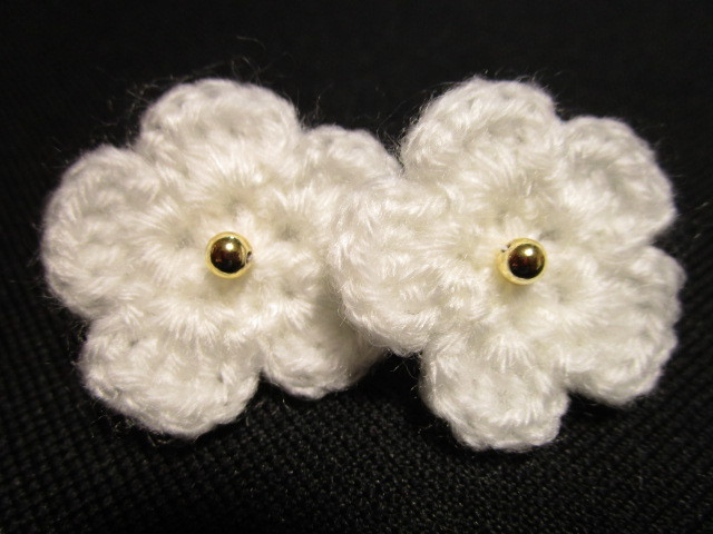画像1: 白花りぼん
